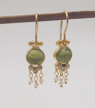 Silver earrings