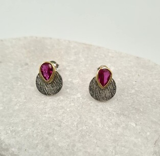 Silver earrings