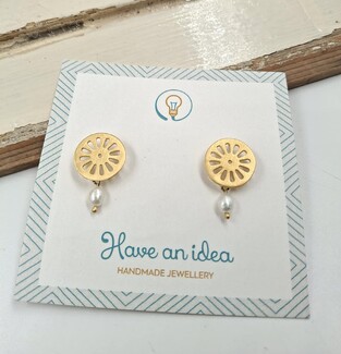 Silver earrings