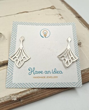Silver earrings