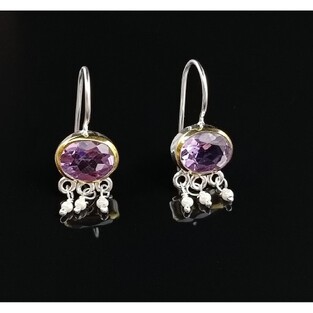 Silver earrings