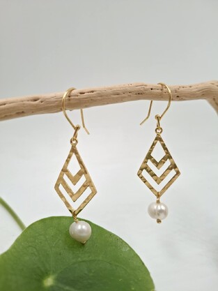 Silver earrings