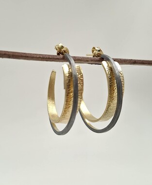 Silver earrings