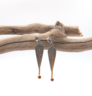 Silver earrings