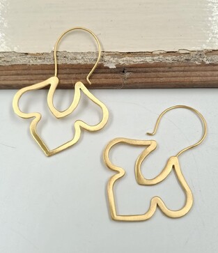 Silver earrings