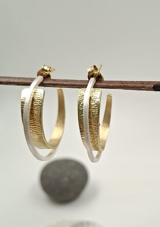 Silver earrings