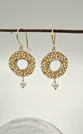 Silver earrings