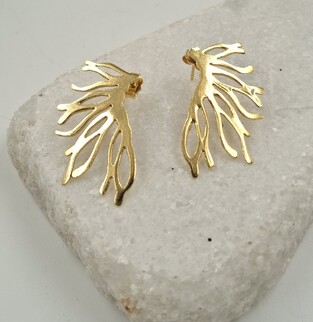 Silver earrings