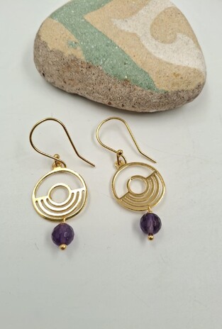Silver earrings