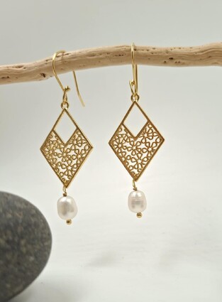 Silver earrings