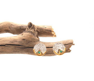 Silver earrings