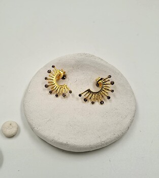 Silver earrings