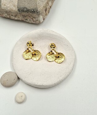 Silver earrings