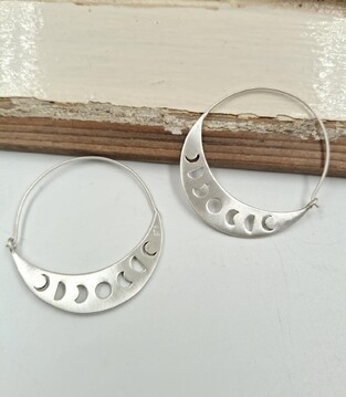 Silver earrings
