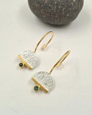 Silver earrings