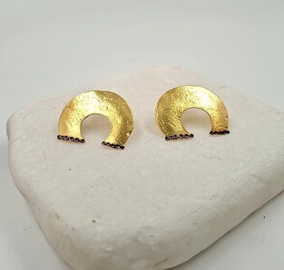 Silver earrings