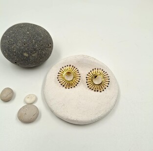 Silver earrings