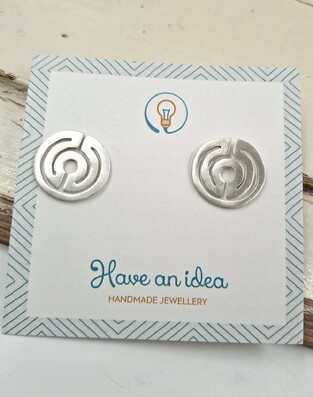 Silver earrings