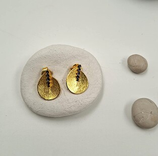 Silver earrings