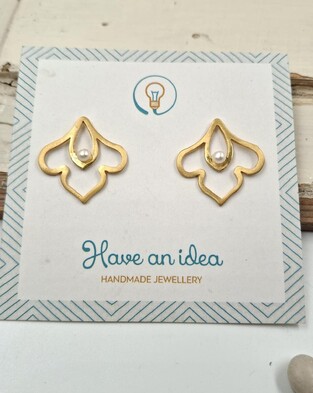 Silver earrings