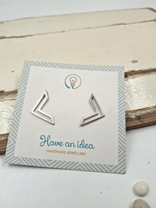 Silver earrings
