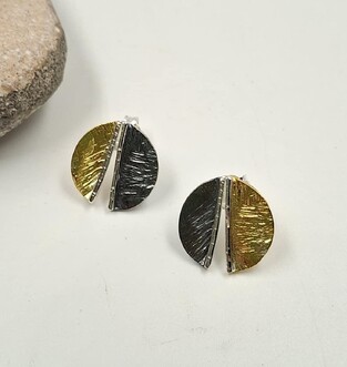 Silver earrings